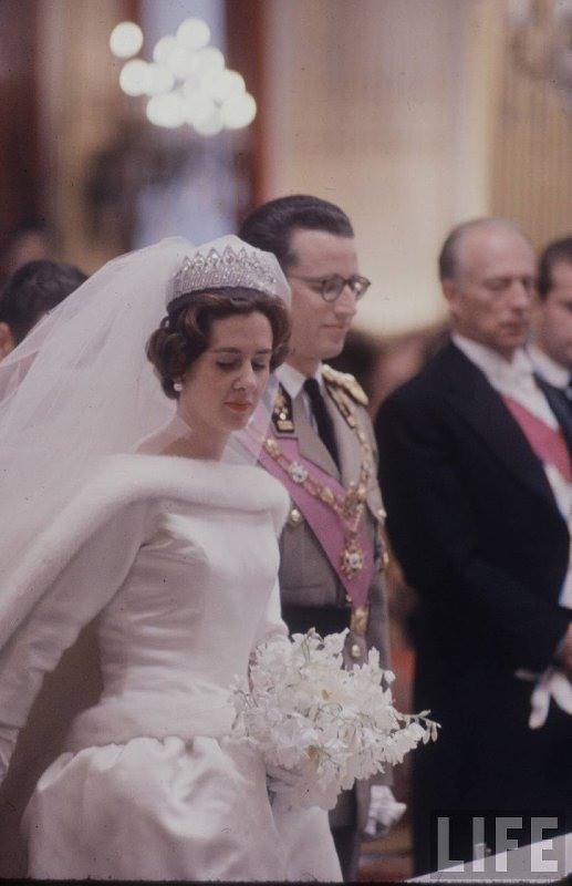 El vestido de novia de Fabiola de Bélgica creado por Cristóbal Balenciaga