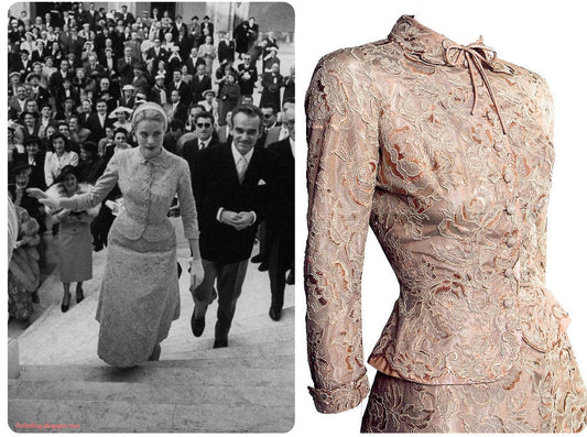 El desconocido vestido de novia de Grace Kelly para su boda civil