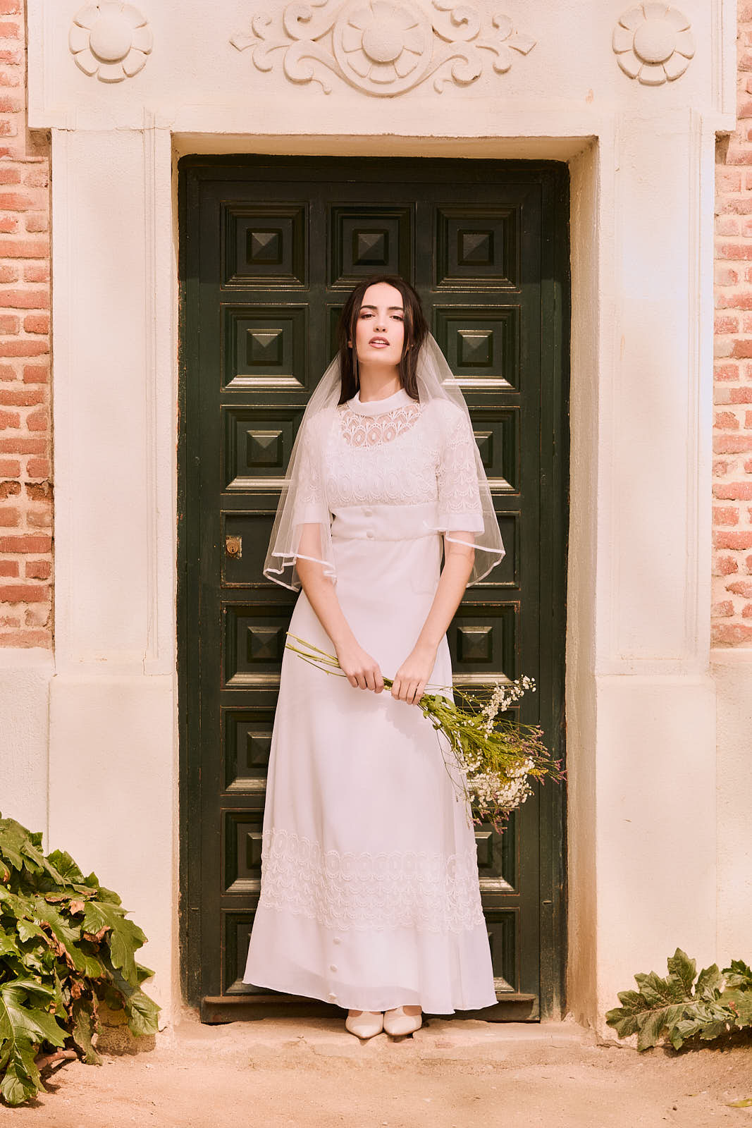 Vestido novia vintage años 60