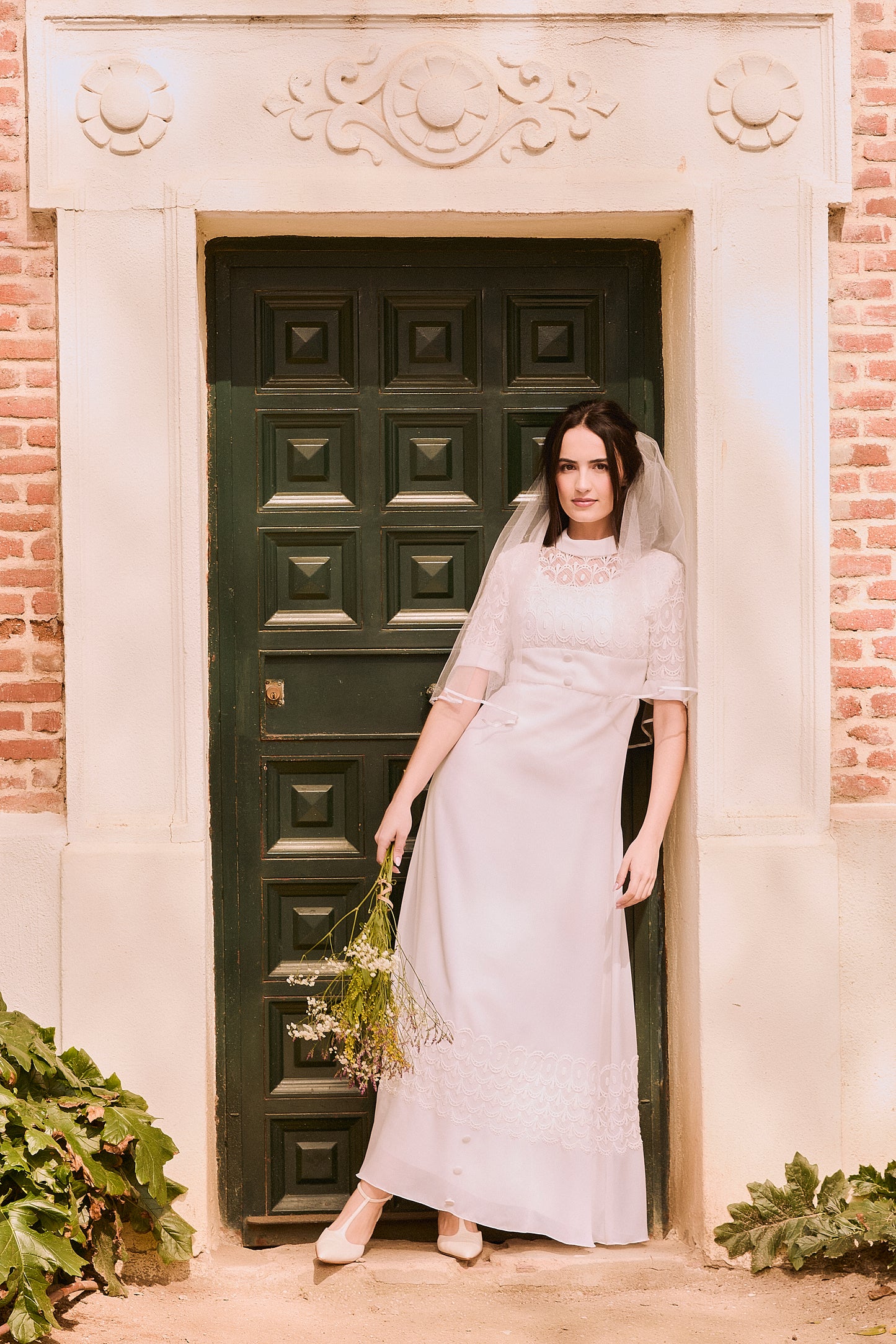 Vestido novia vintage años 60