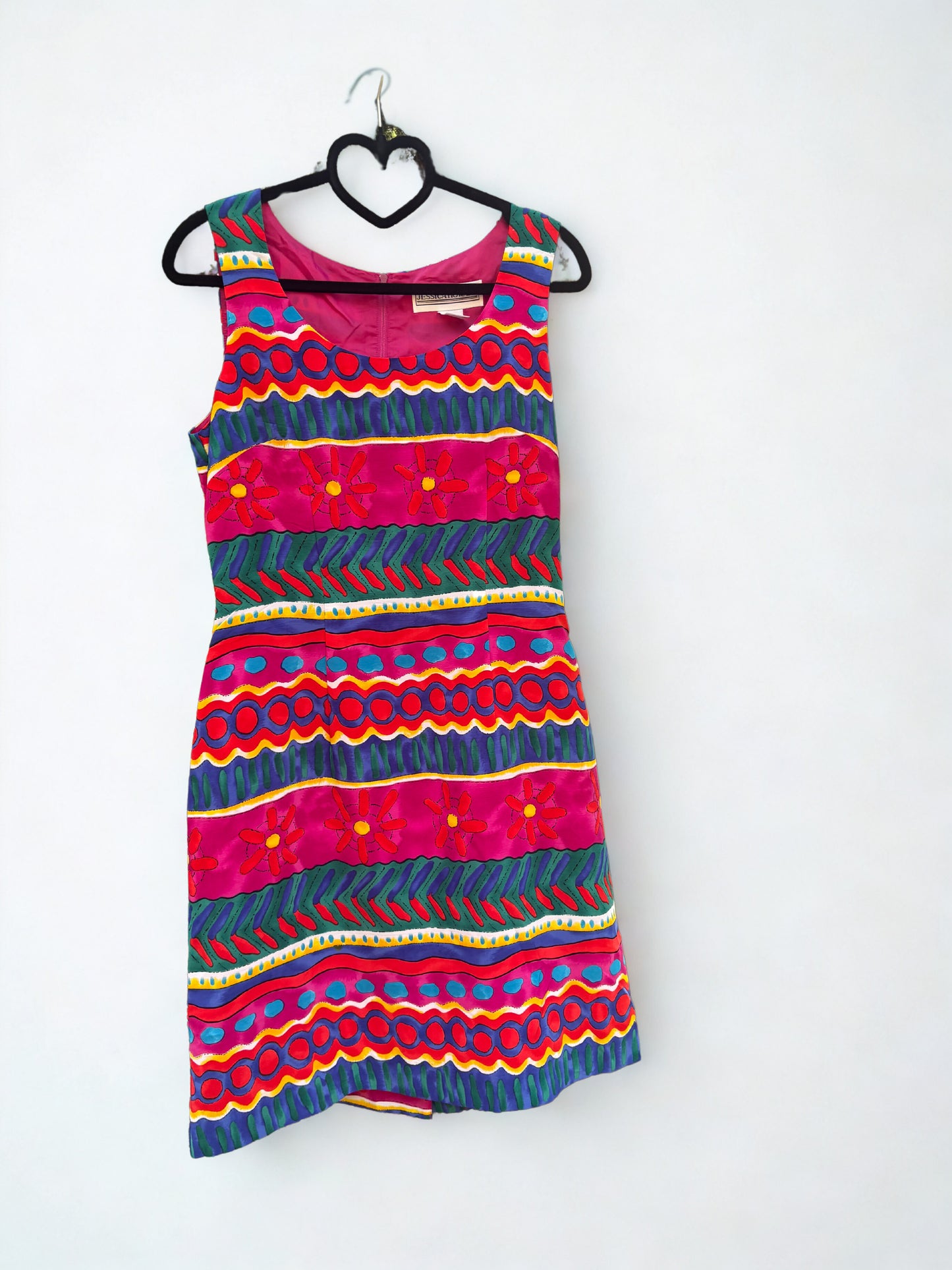 Vestido vintage estampado Jessica Howard