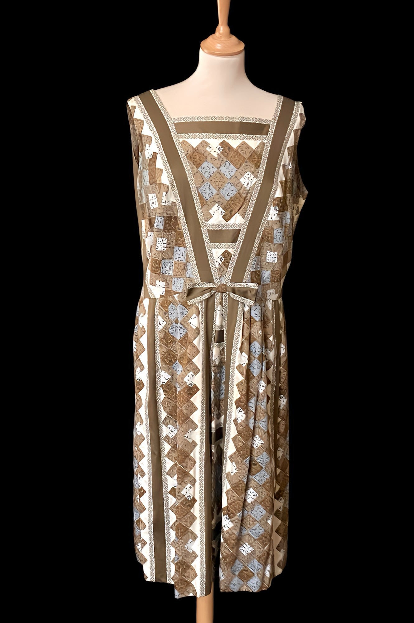 60s printed dress