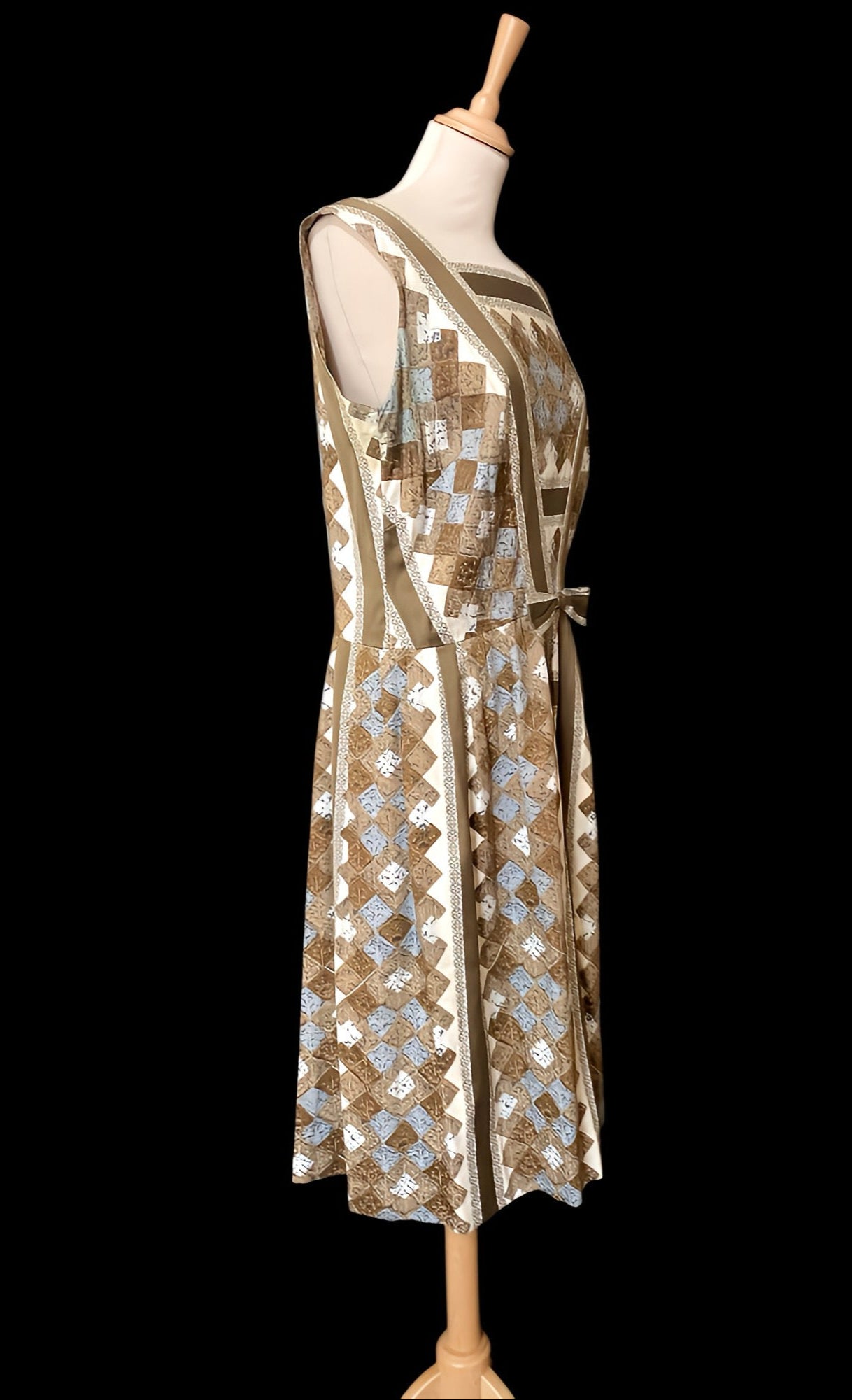 60s printed dress