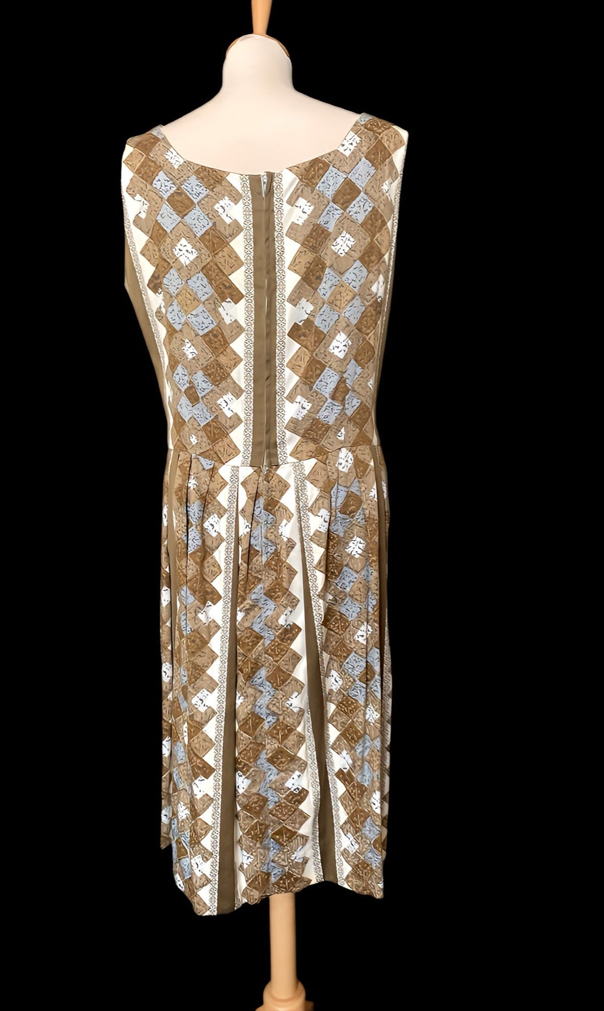 60s printed dress
