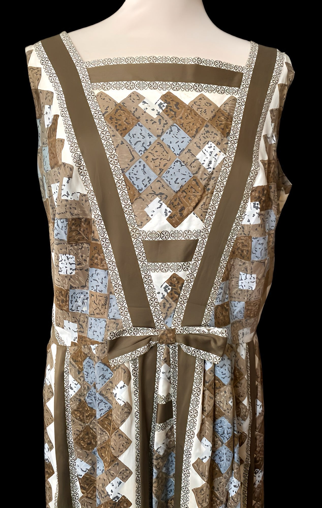 60s printed dress