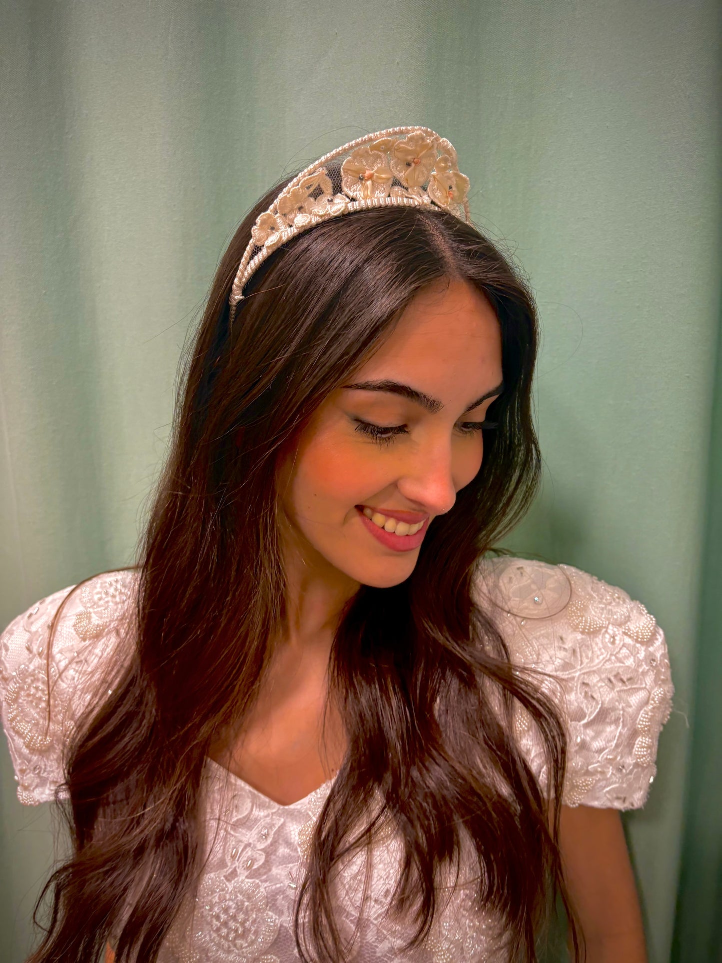 Tiara novia vintage de Pronovias