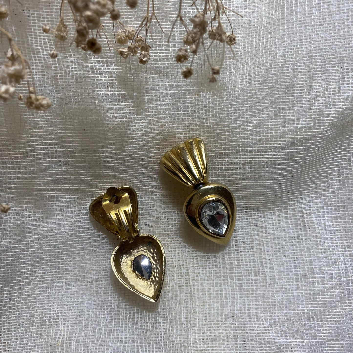 Pendientes vintage lágrima