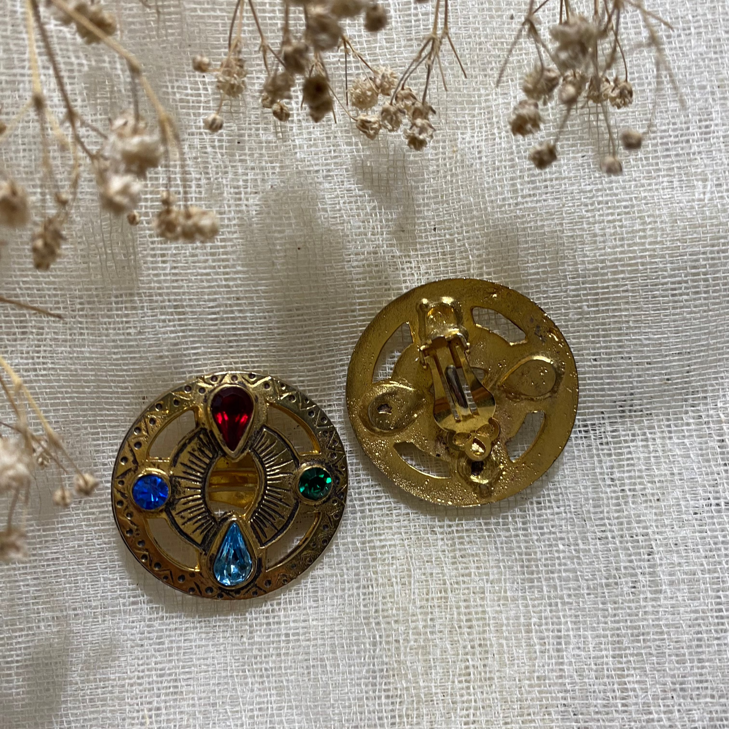 Pendientes vintage de estilo étnico