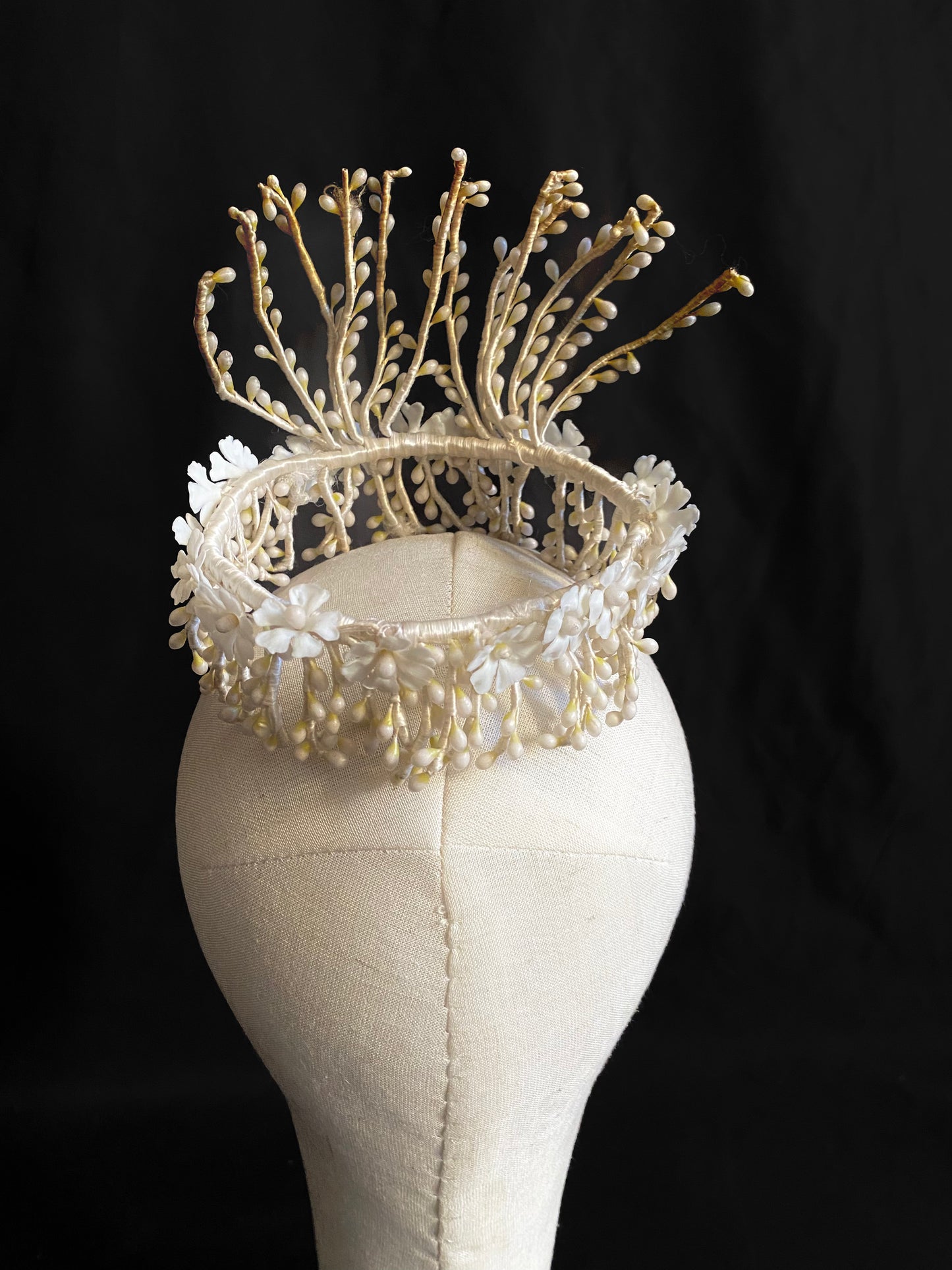 Orange blossom bridal tiara from the 1920s