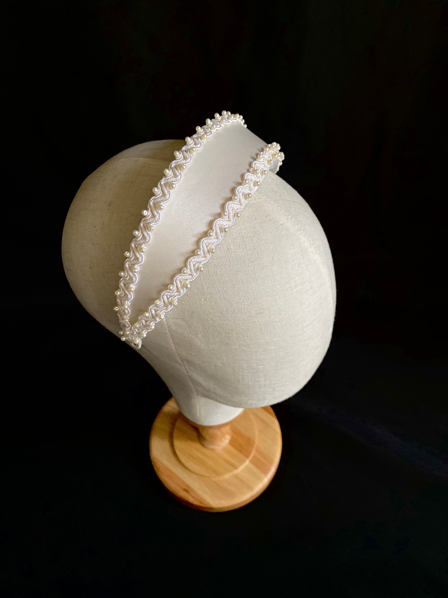 Diadema de novia vintage años 90