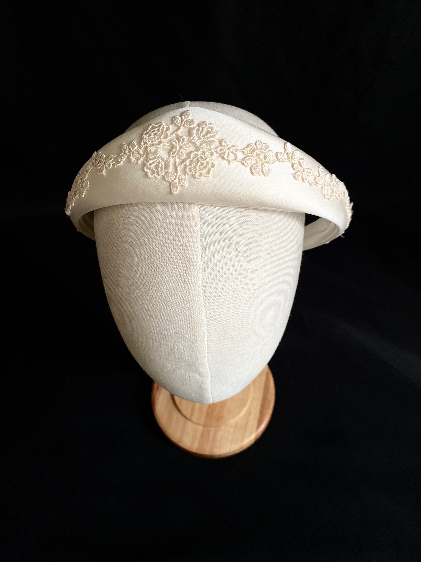 Diadema de novia vintage con flores