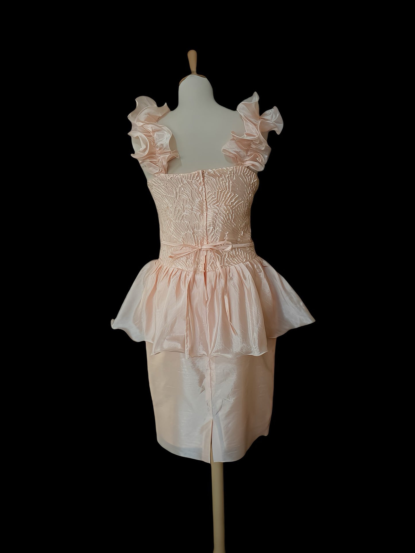 Pink dress with ruffles