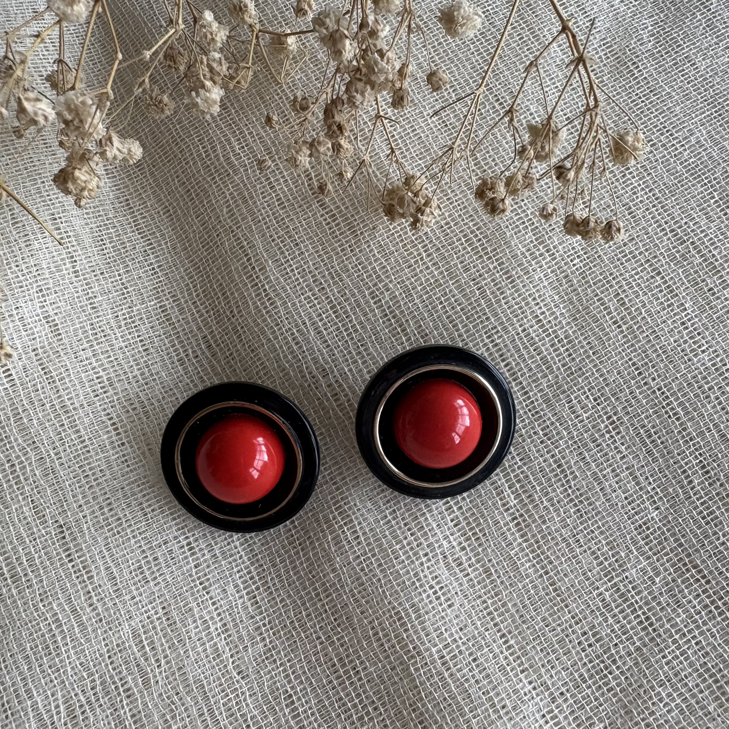 Pendientes vintage Jean Patou, años 70