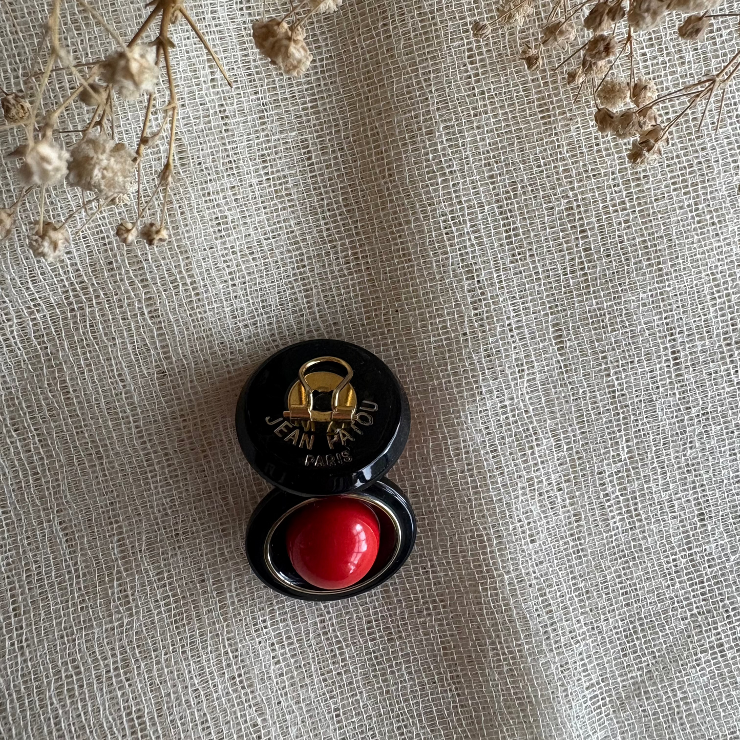 Pendientes vintage Jean Patou, años 70