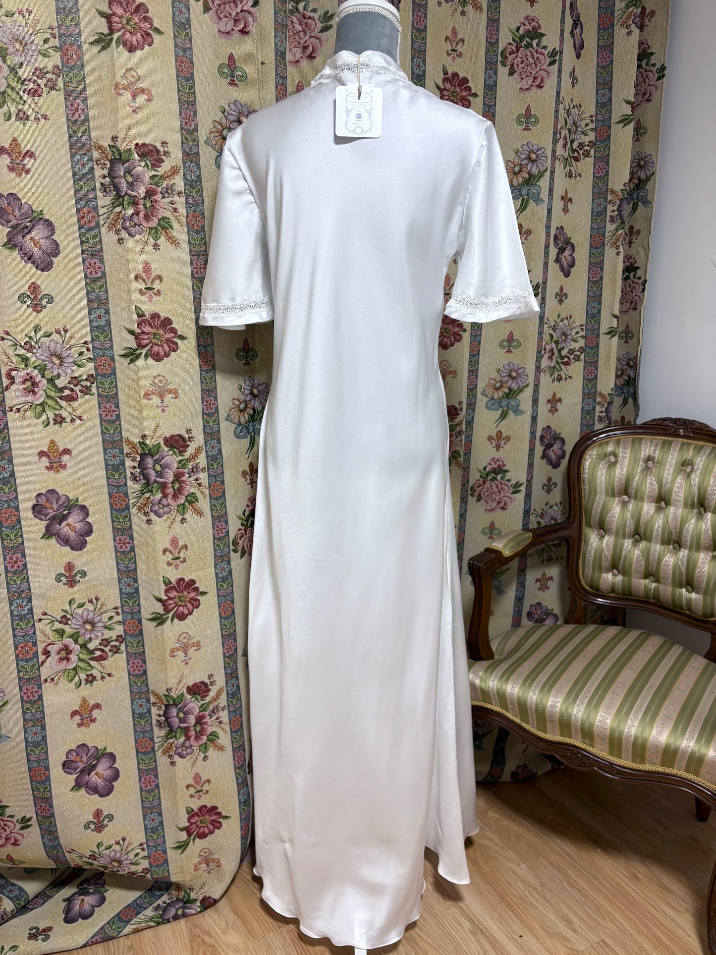 Vestido lencero vintage 70s