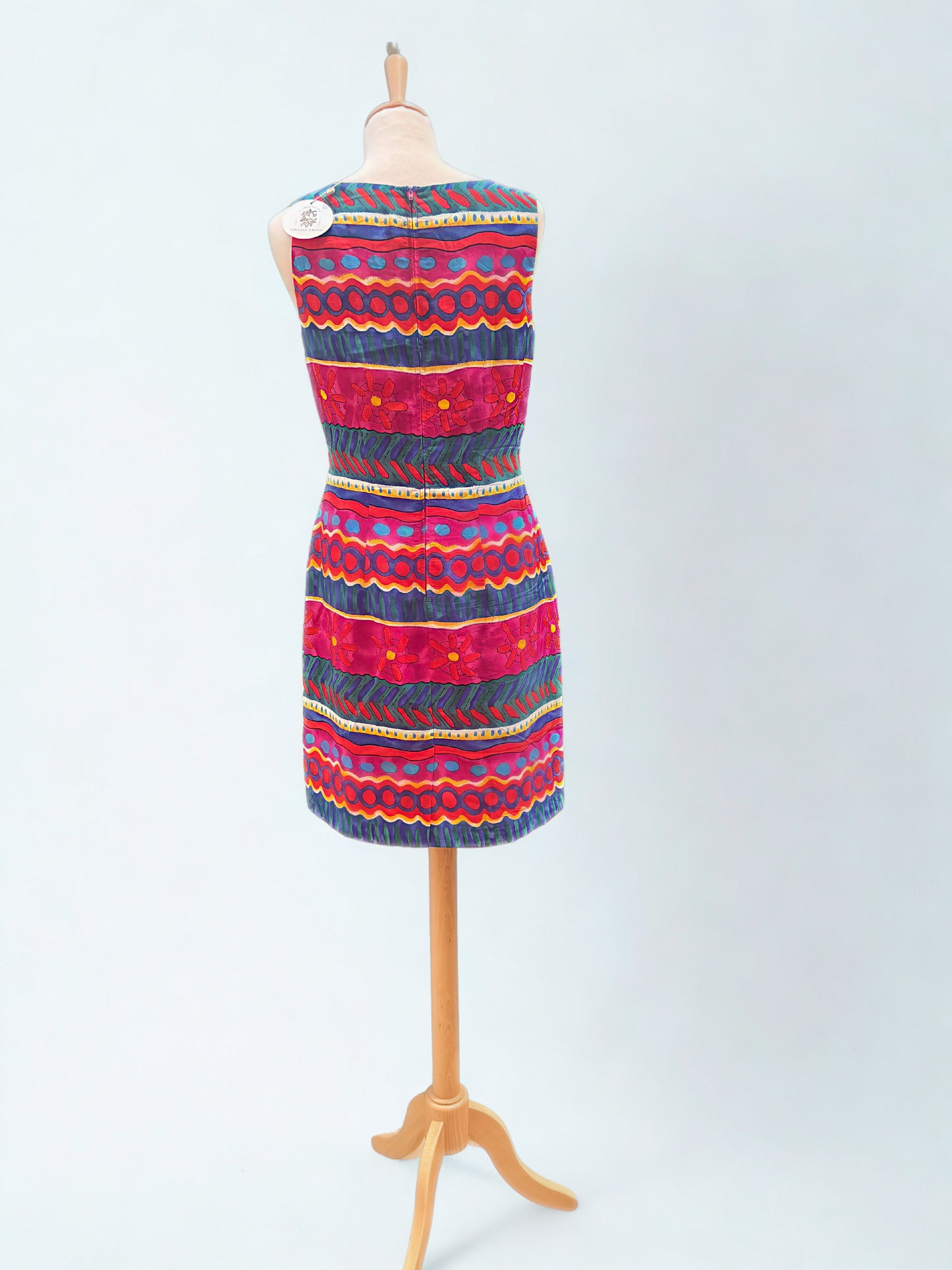 Vestido vintage estampado Jessica Howard