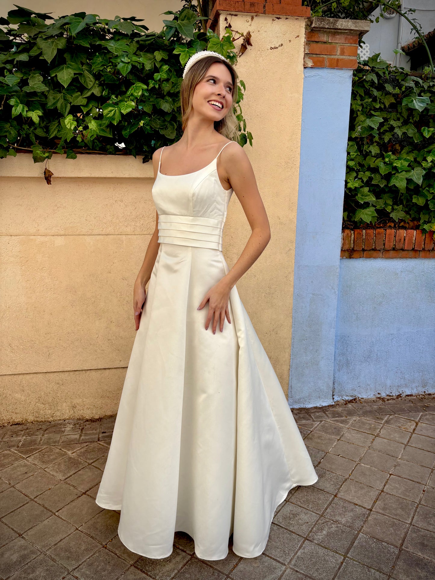 Vestido de novia años 90
