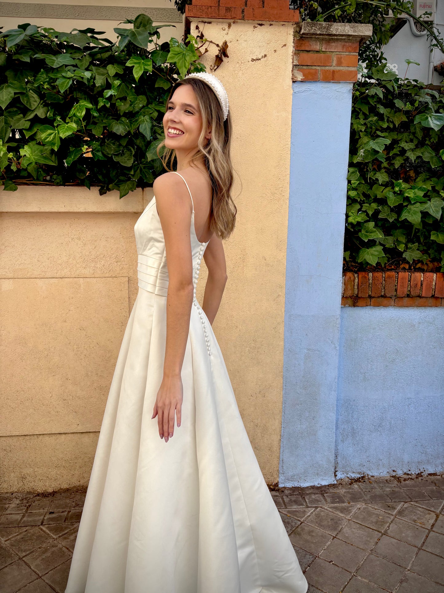 Vestido de novia años 90
