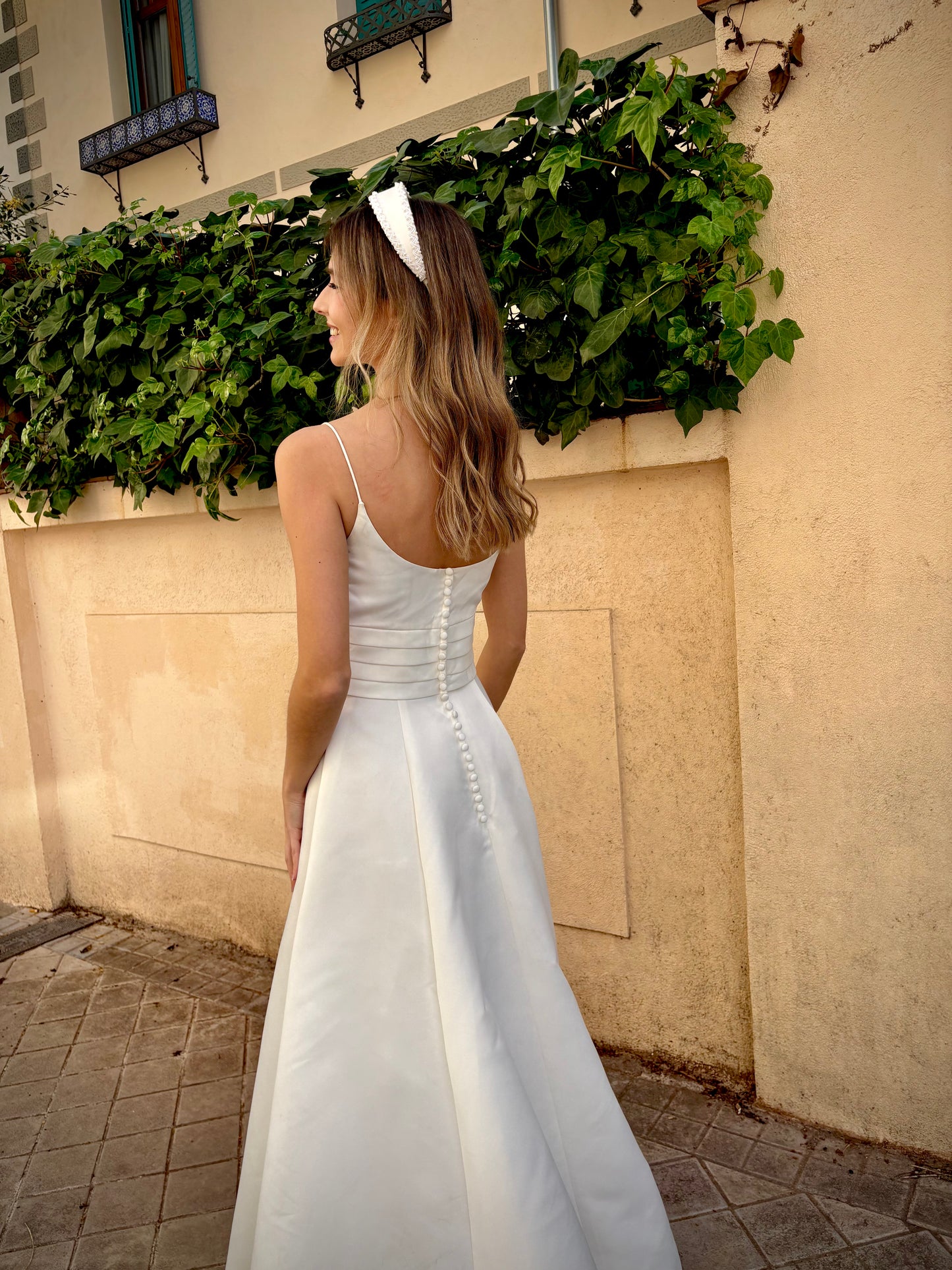 Vestido de novia años 90