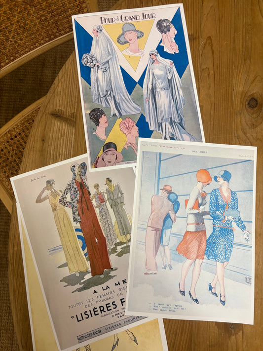 historia de ilustración de moda