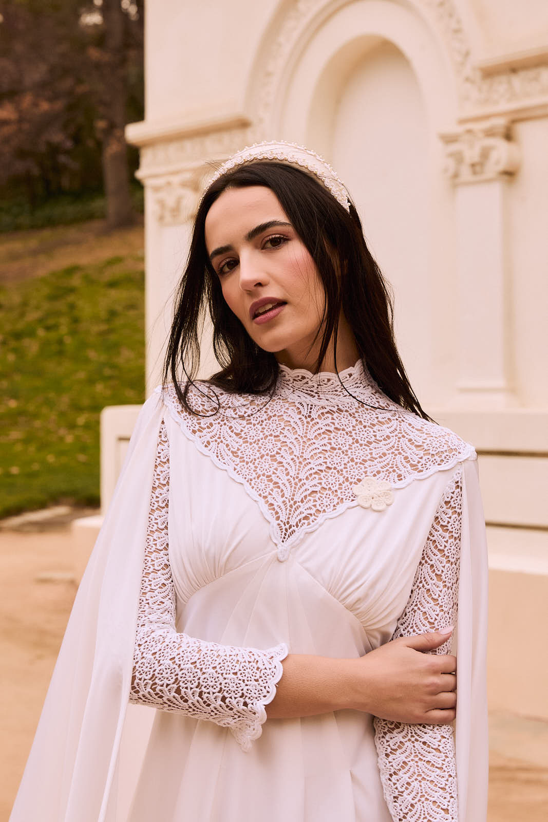 Vestido de novia Vintage Elvira Gramano Roma