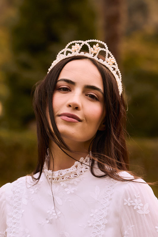 Tiara de novia vintage años 80
