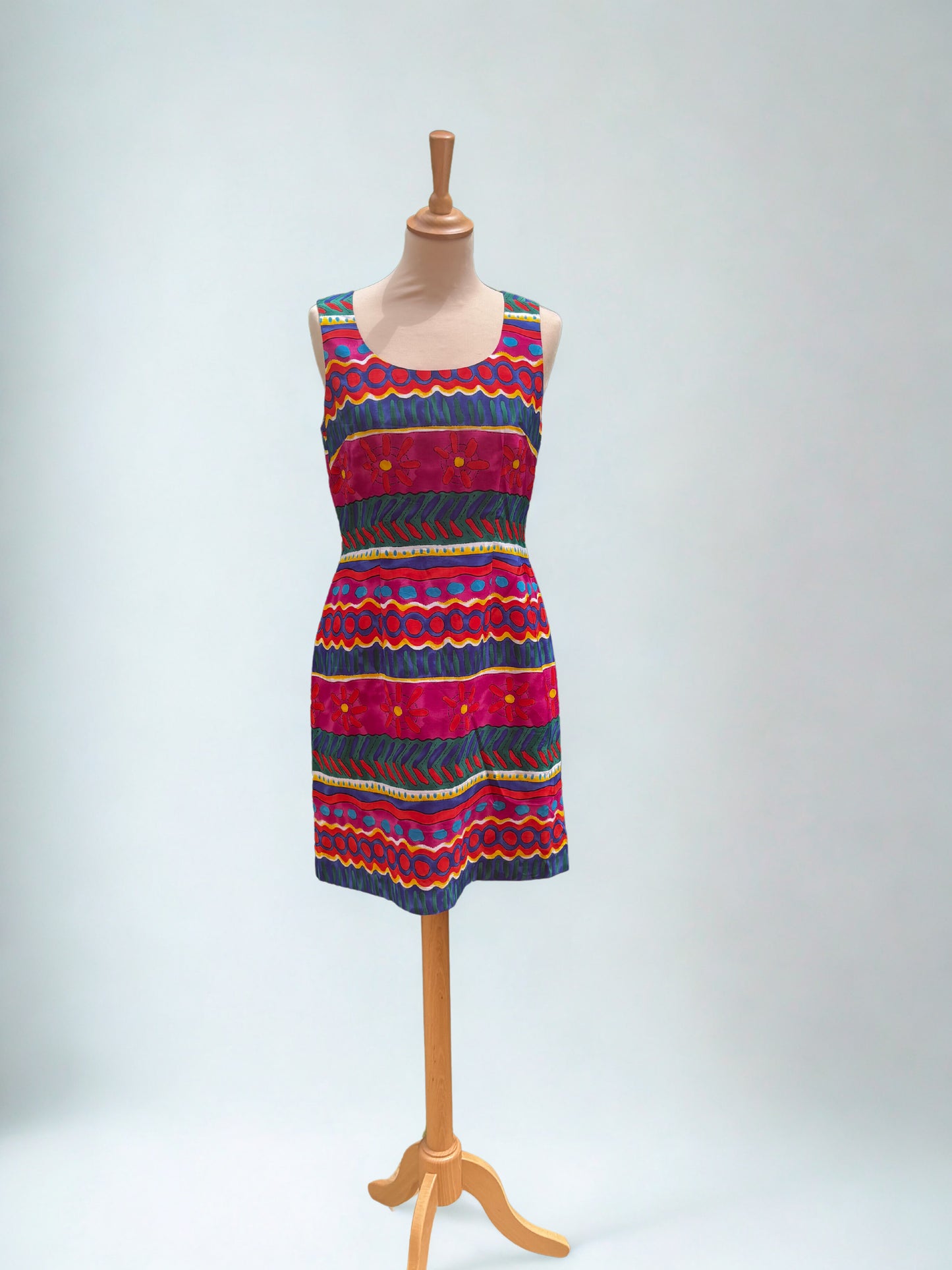Vestido vintage estampado Jessica Howard
