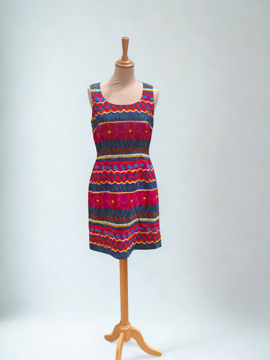 Vestido vintage estampado Jessica Howard