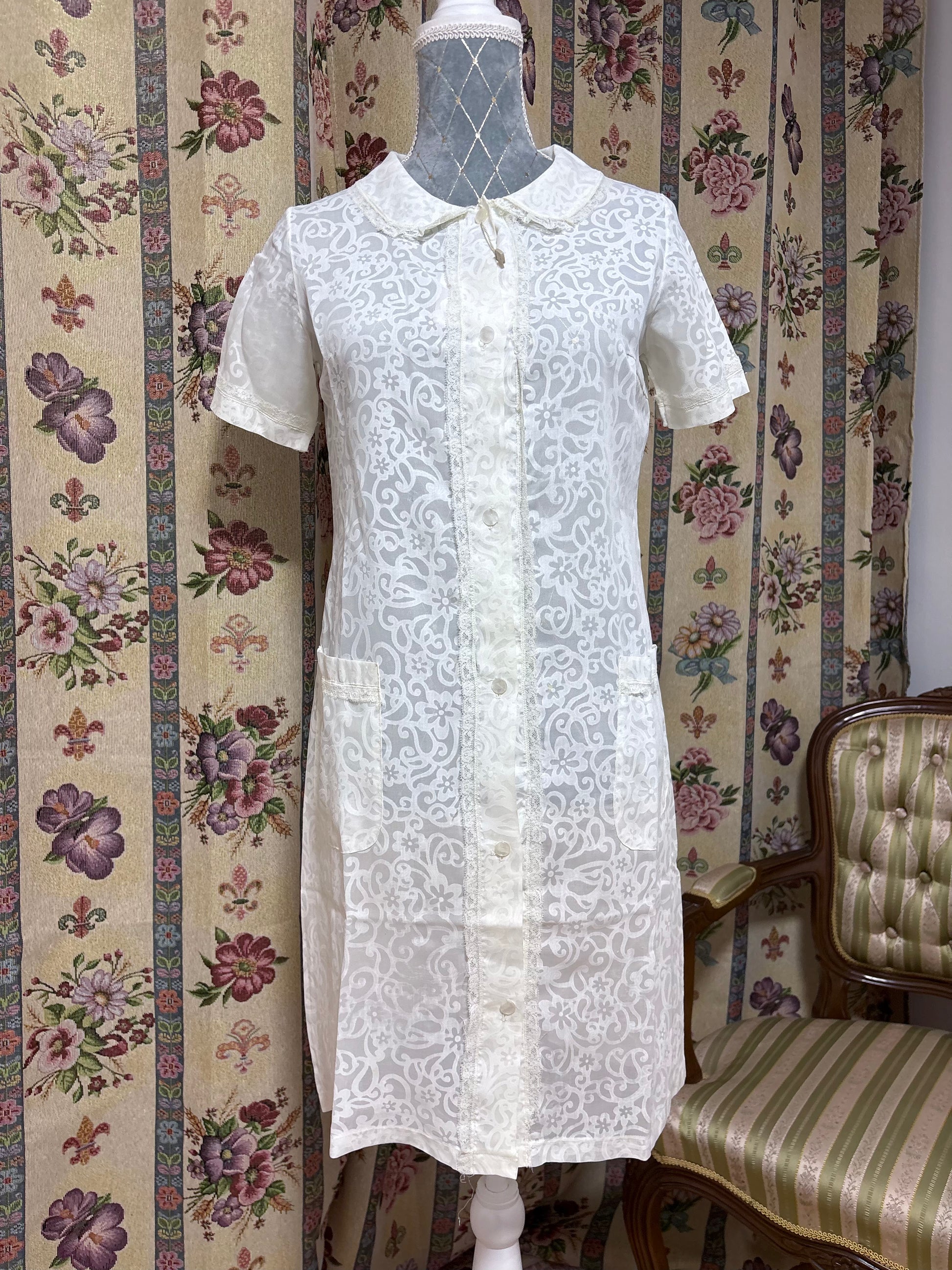 Bata vintage flores 60s