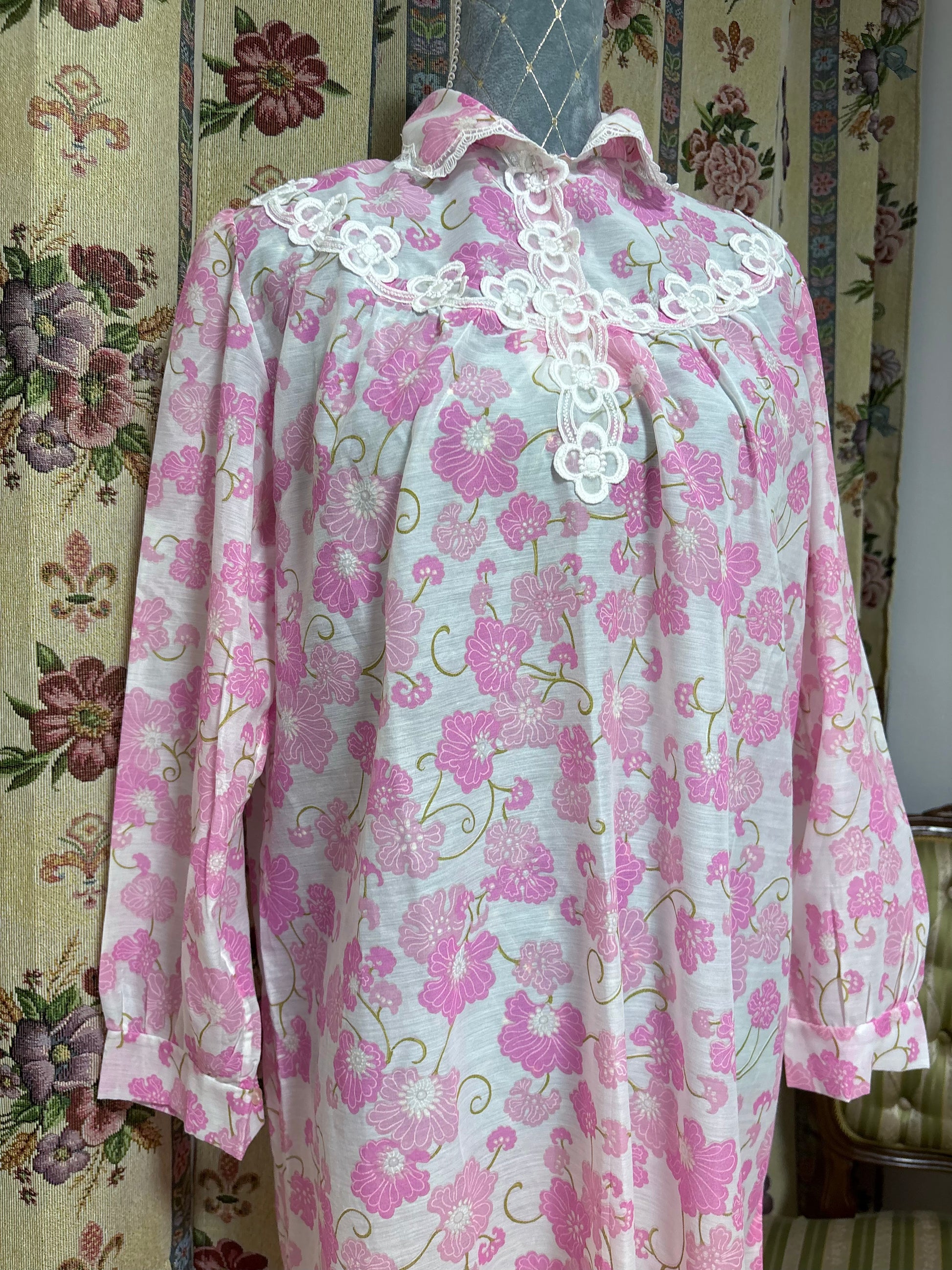 Camisón vintage floral