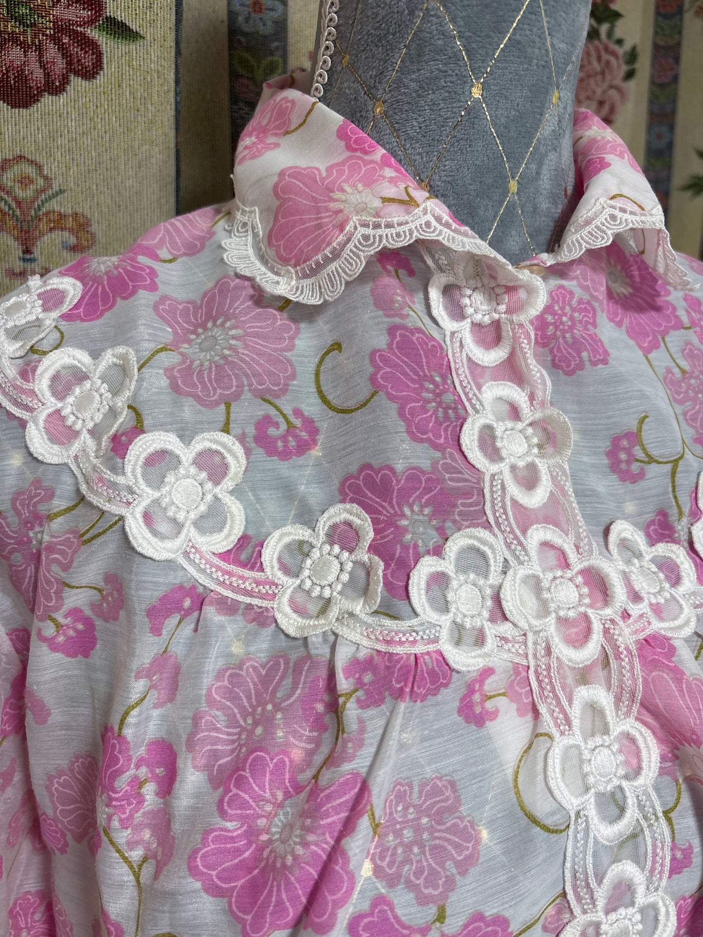 Camisón vintage floral