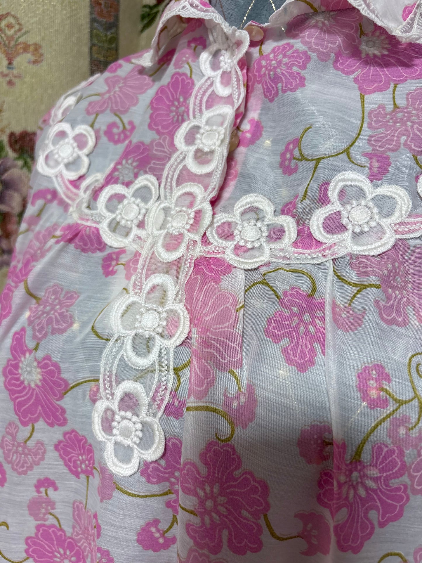 Camisón vintage floral