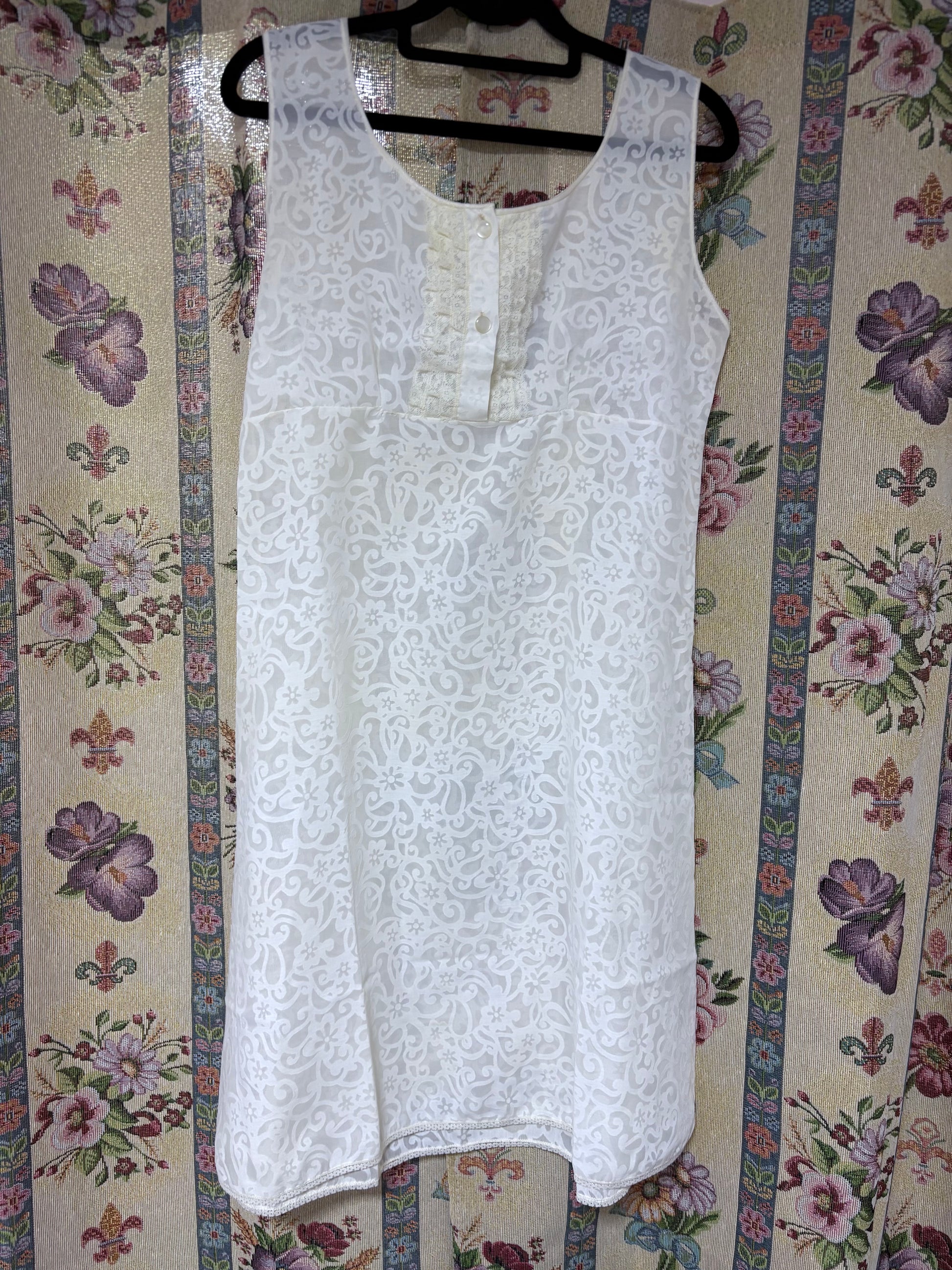 Camisón Vintage floral 60s