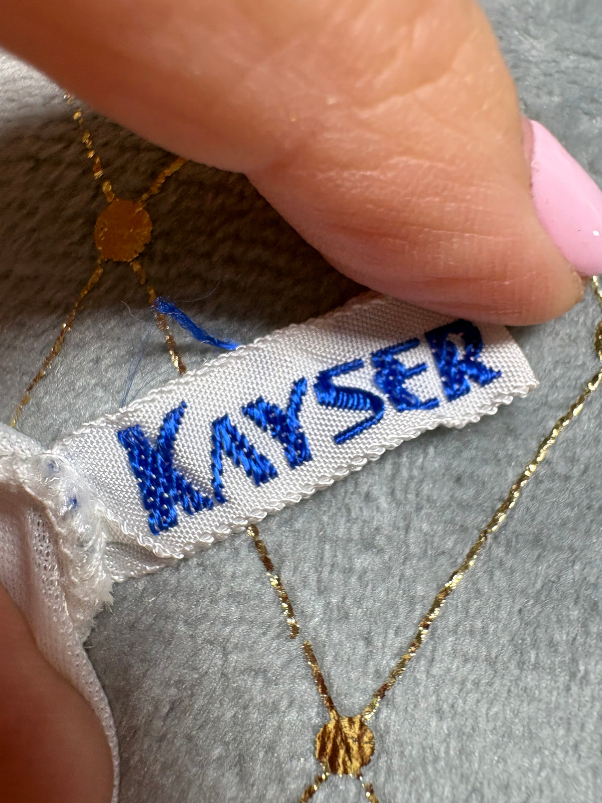 Camisón nupcial vintage Kayser · Años 50