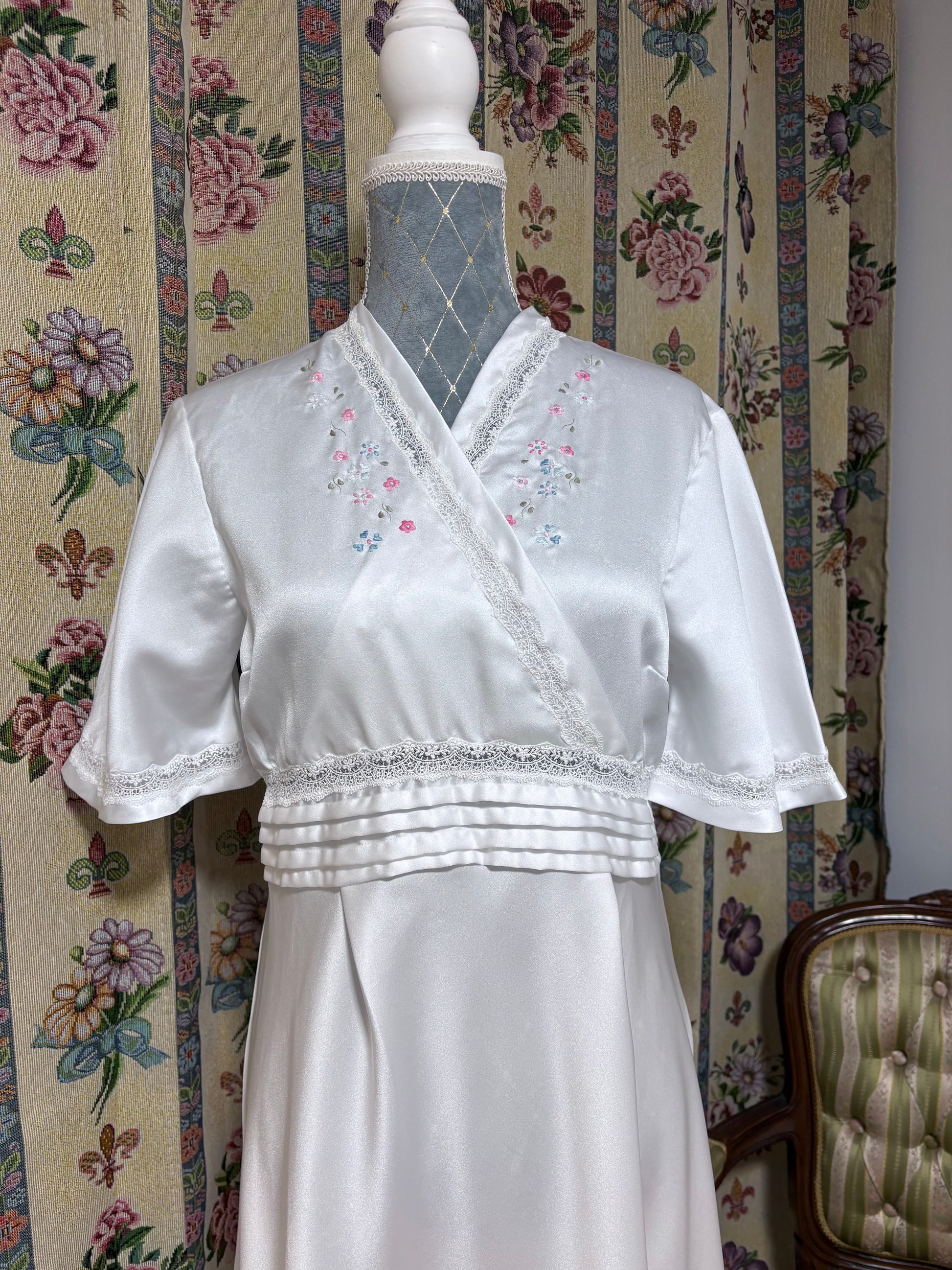 Vestido lencero vintage 70s 