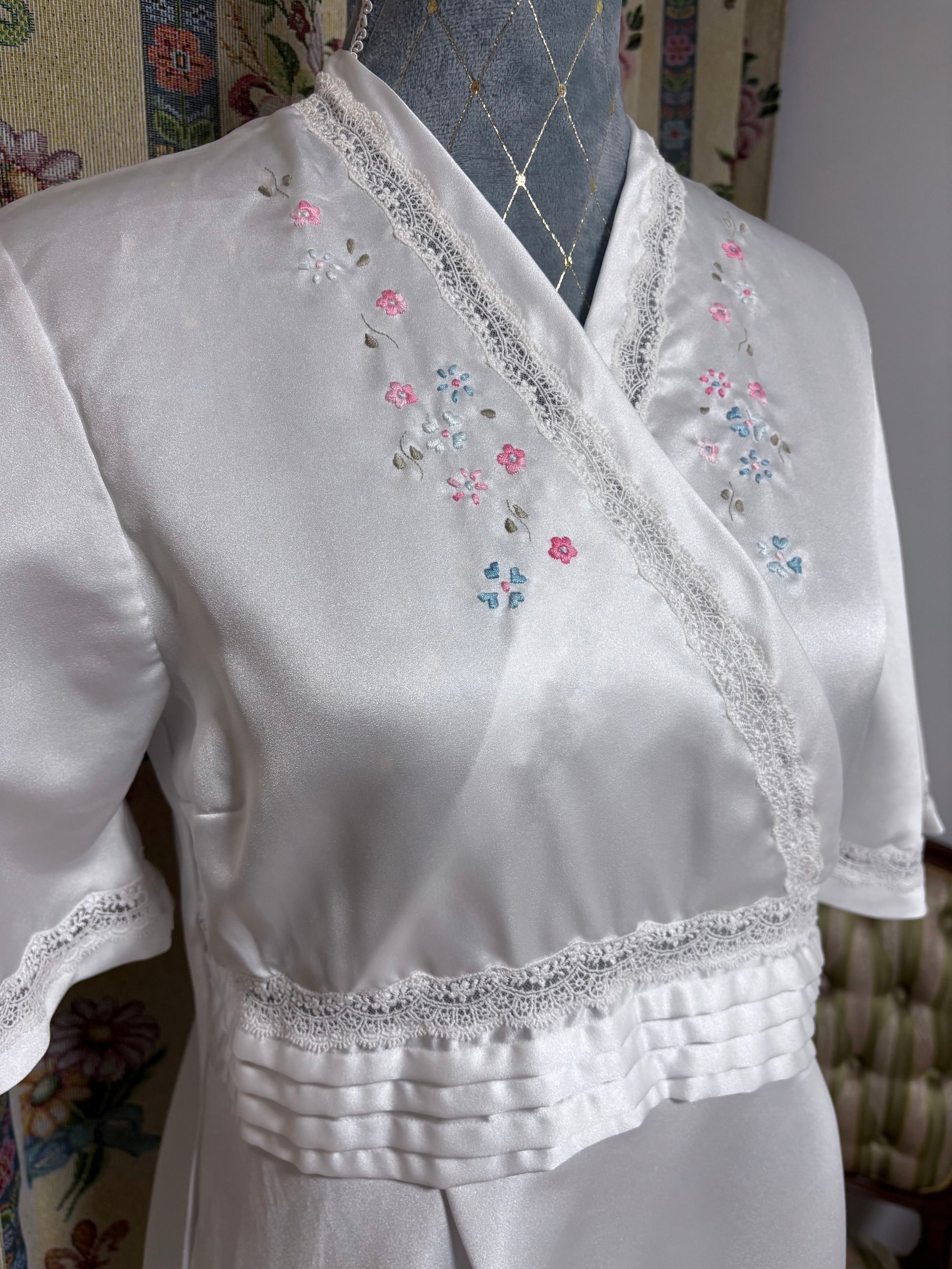 Vestido lencero vintage 70s 