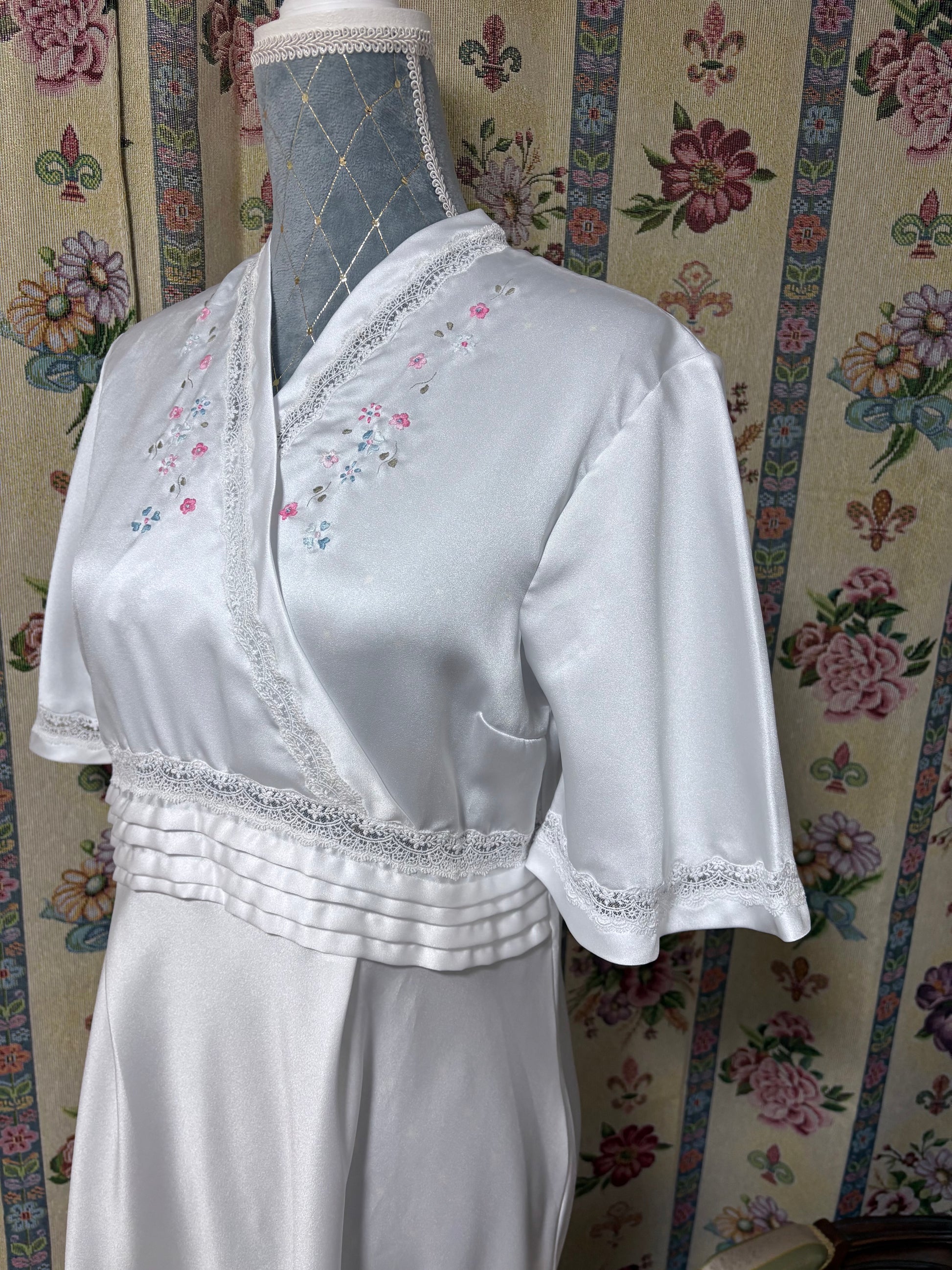 Vestido lencero vintage 70s 