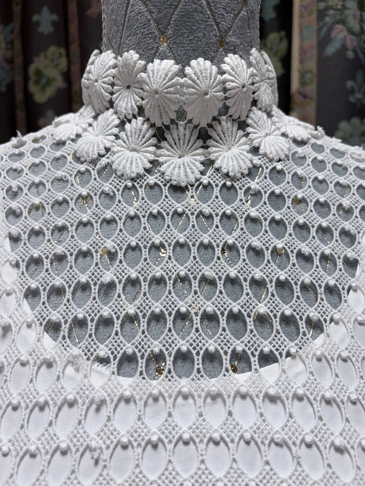 Vestido novia vintage crochet 