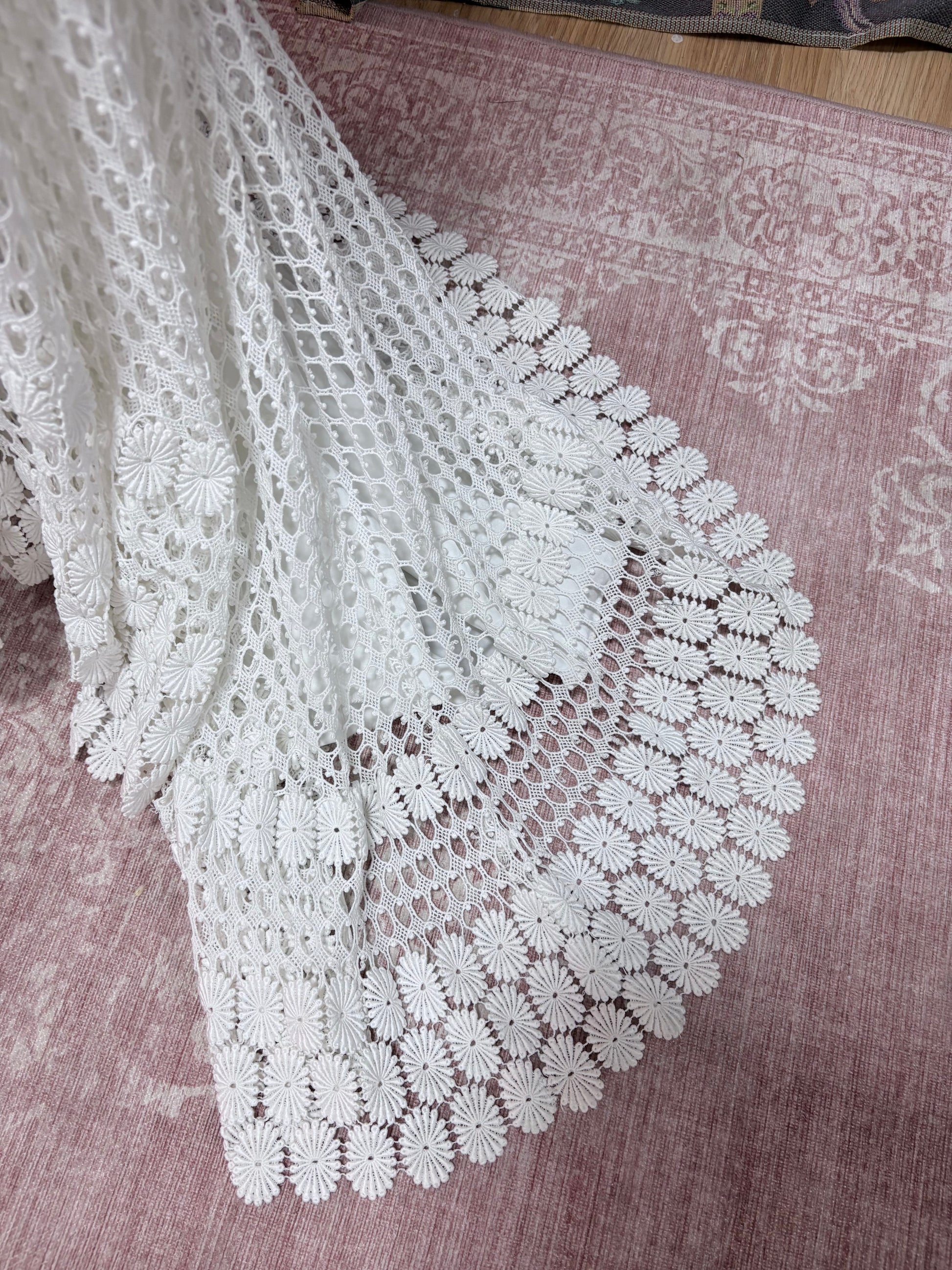Vestido novia vintage crochet 