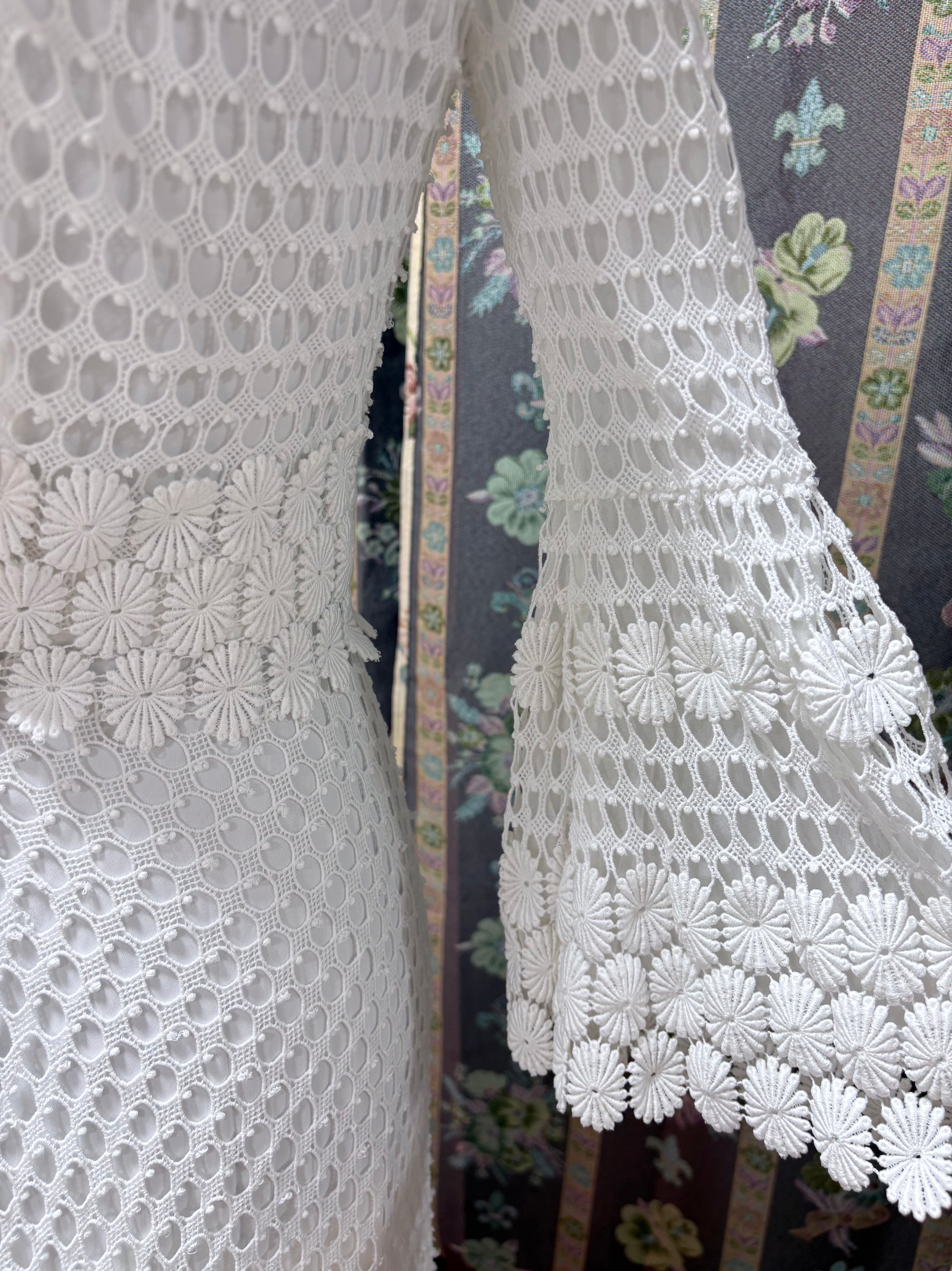 Vestido novia vintage crochet 