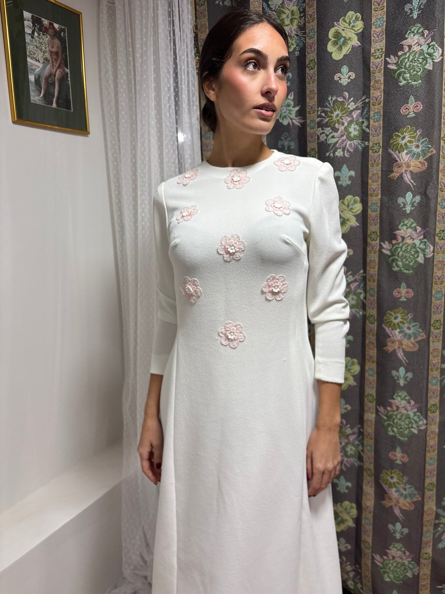 vestido novia vintage años 60 