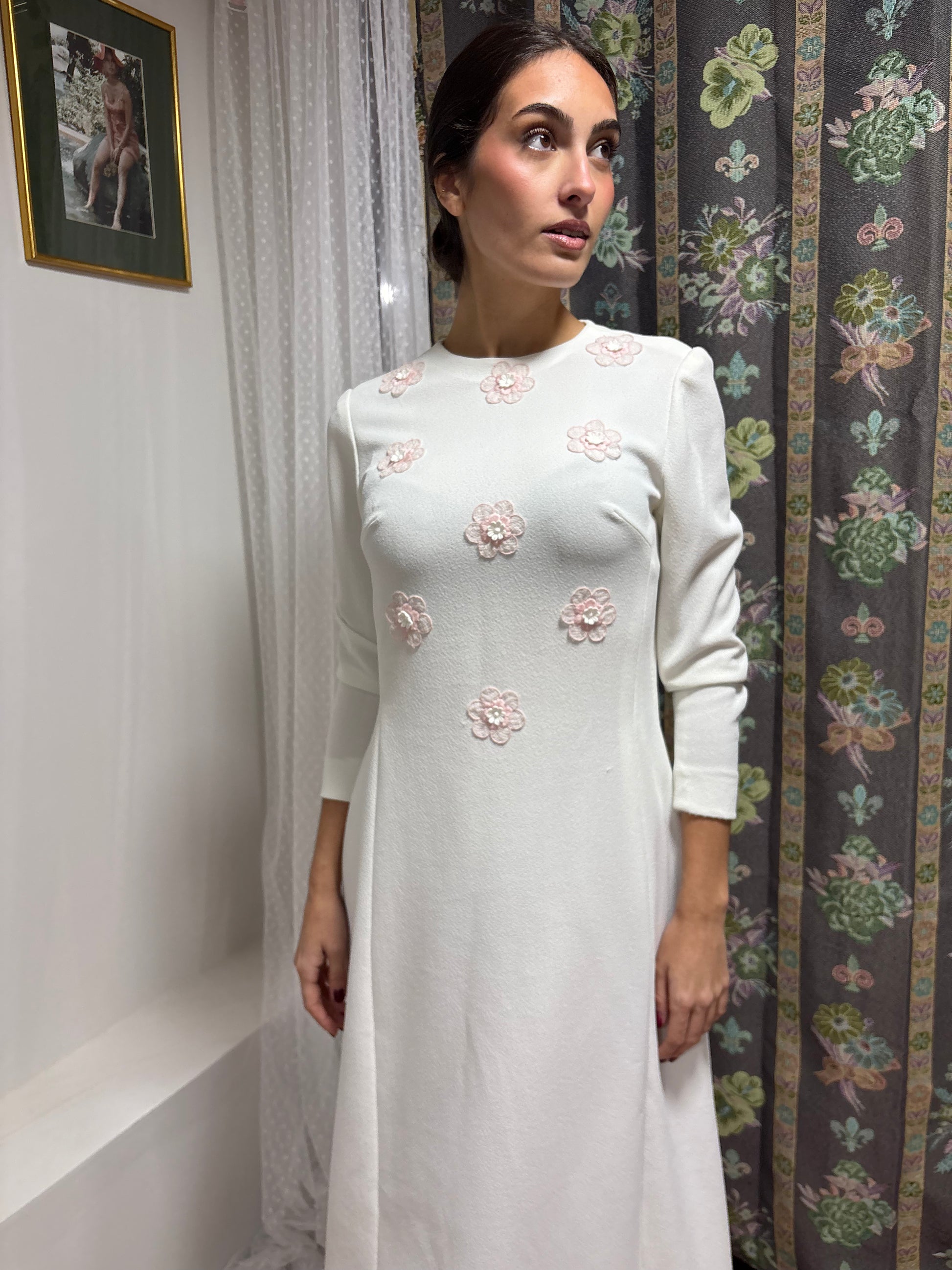 vestido novia vintage años 60 