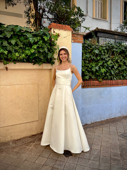 Vestido de novia años 90