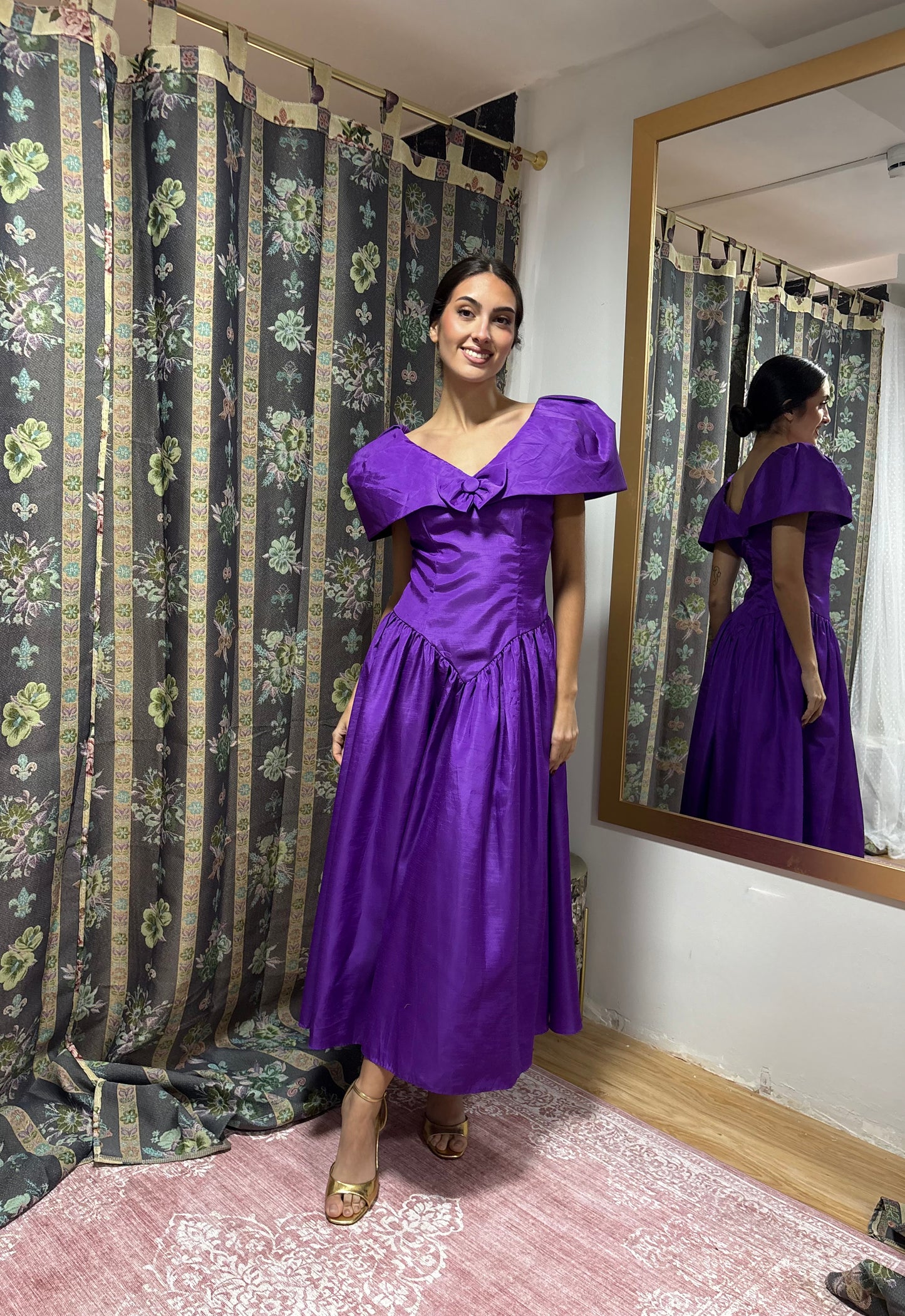 vestido vintage bardot